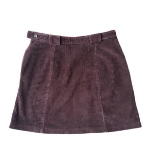 Vintage The Limited Chocolate Corduroy Skirt